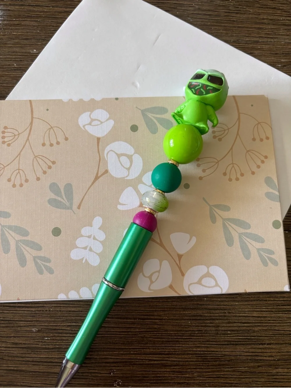 Disney Doorables: Nightmare Before Christmas: Oggie Boggie handmade beaded pen